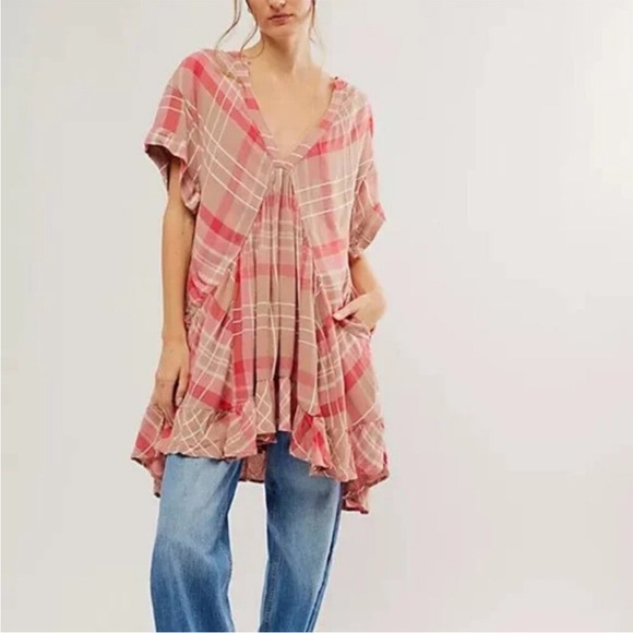 Free People Agnes Plaid Mini in‎ Ballet Combo - Picture 7 of 15